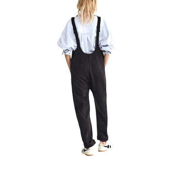 We The Free High Roller Jumpsuit Overalls Women Size L - Picture 2 of 11